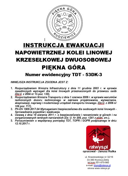 Kolejna Instrukcja Ewakuacji - Piękna Góra Rudziewicz