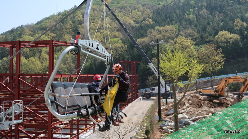 Szkolenie w zakresie ewakuacji w - Yeosu Korea