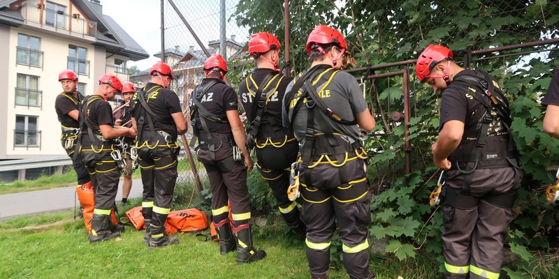Cykl szkoleń z zakresu ratownictwa wysokościowego zakres podstawowy dla OSP z Powiatu Tatrzańskiego